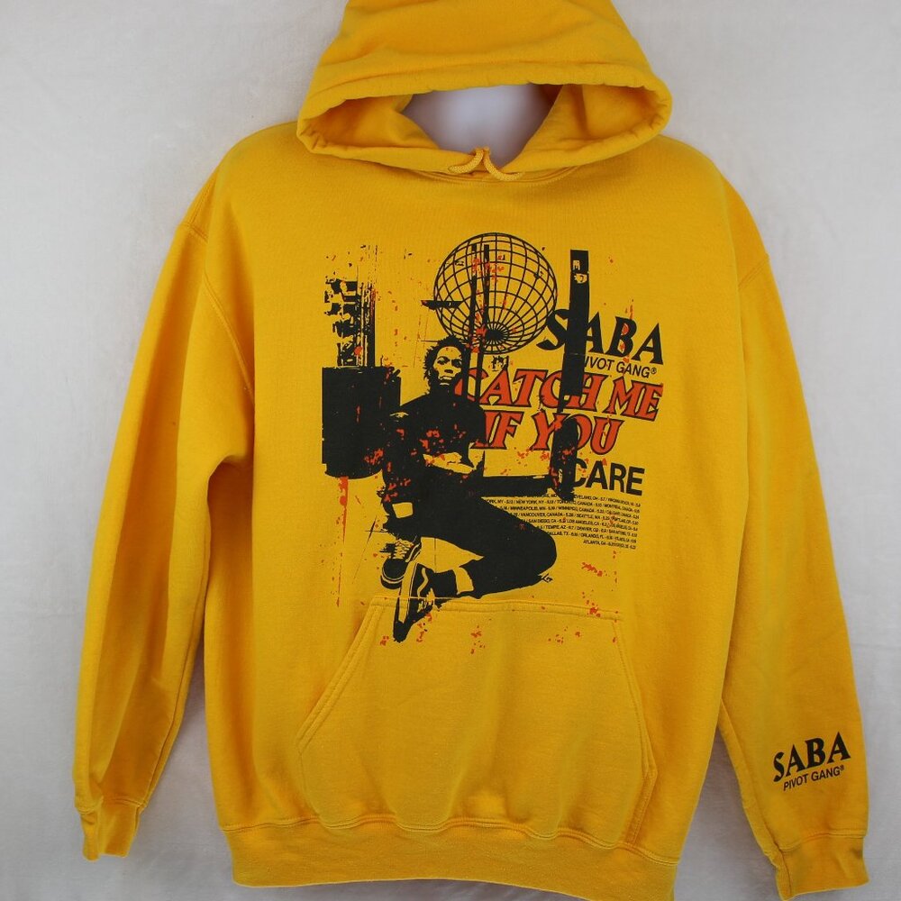 RARE Saba Pivot Catch Me If You Care Hoodie (L)